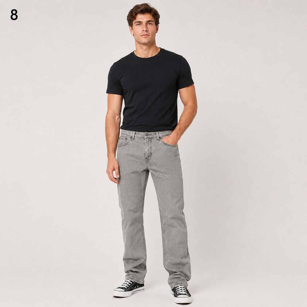 Levi's 559 Jeans Mens W32 L30 Tan 100% Cotton Straight Leg‎